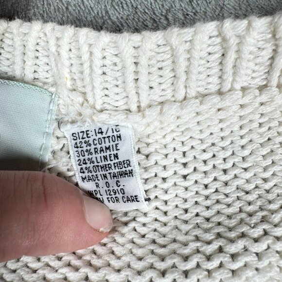 VTG 80s Retro Pastel Abstract Sweater Vest Lot Women’s L 3-Piece Colorblock Knit - Picture 3 of 13